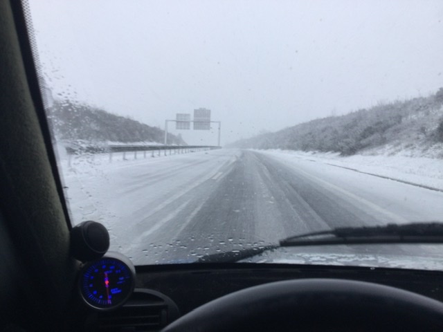 Petite contribution hivernale ce midi après millau